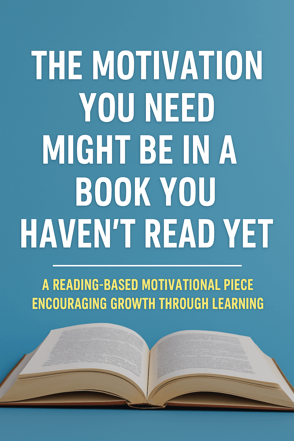 book reading is motivation