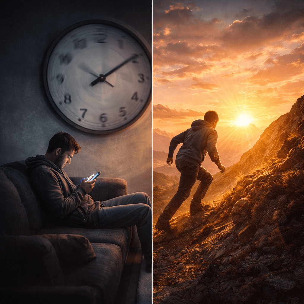 Comfort versus growth journey