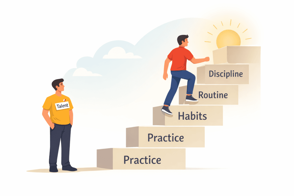 Climbing towards discipline and growth